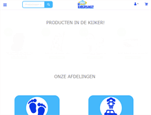 Tablet Screenshot of dekinderplaneet.be